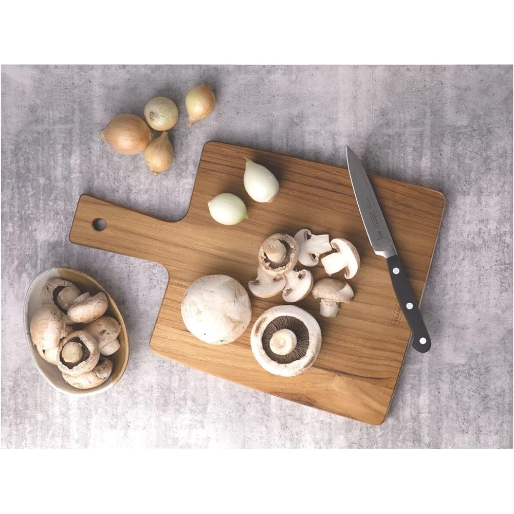 Tramontina Kitchen Antibacterial Cutting Board Teak Handle Large 13277/051 TRAMONTINA Brown Large (40x27cm)