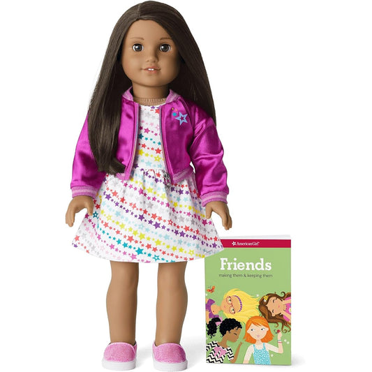 American Girl Truly Me - 18" Truly Me Doll - Brown Eyes, Dark Brown Hair, Tan Skin, Neutral Undertones - DN66