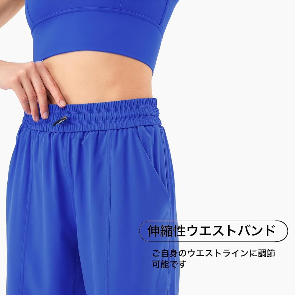 [IRCOLVE] Jersey Women's Bottom Jogger Pants Sportswear Sweatpants Yoga Pants Loose Sportswear Women's Training Wear Sweatpants Quick Dry Beautiful Legs Running