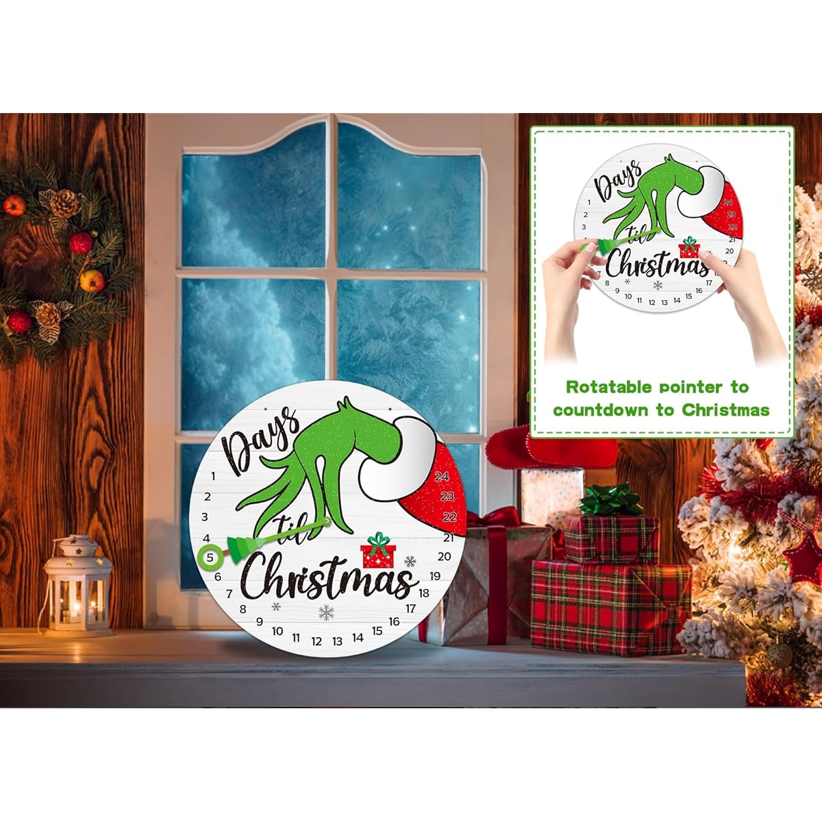 PETCEE Grinch Christmas Countdown Advent Calendar 2023