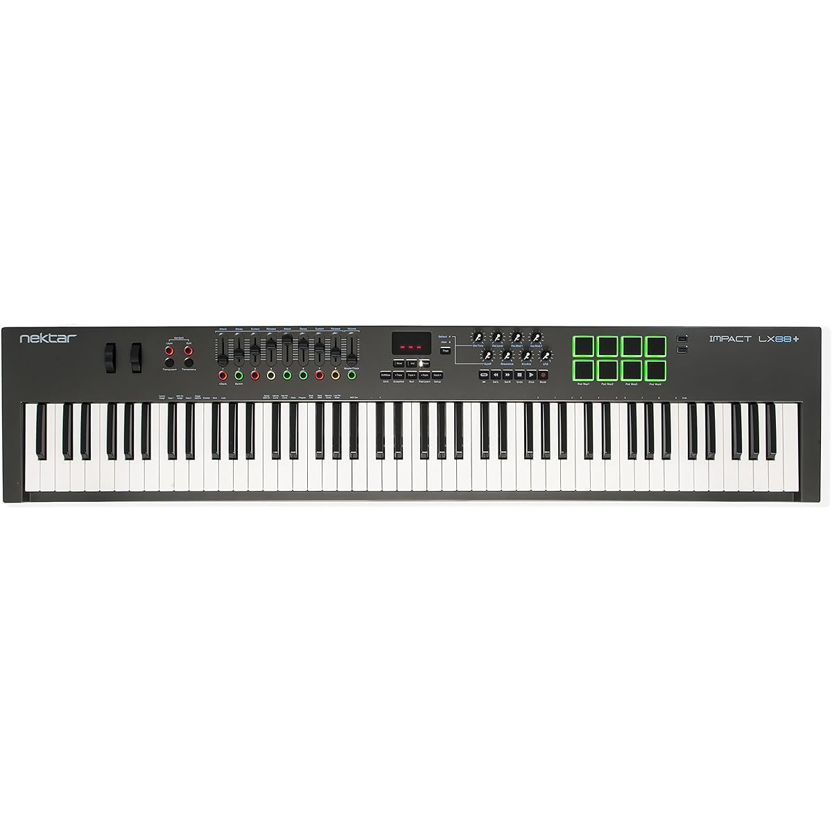 Nektar Technology IMPACT LX88+ DAW linked MIDI keyboard controller with encoder/fader/transport button/pad [Domestic genuine product]