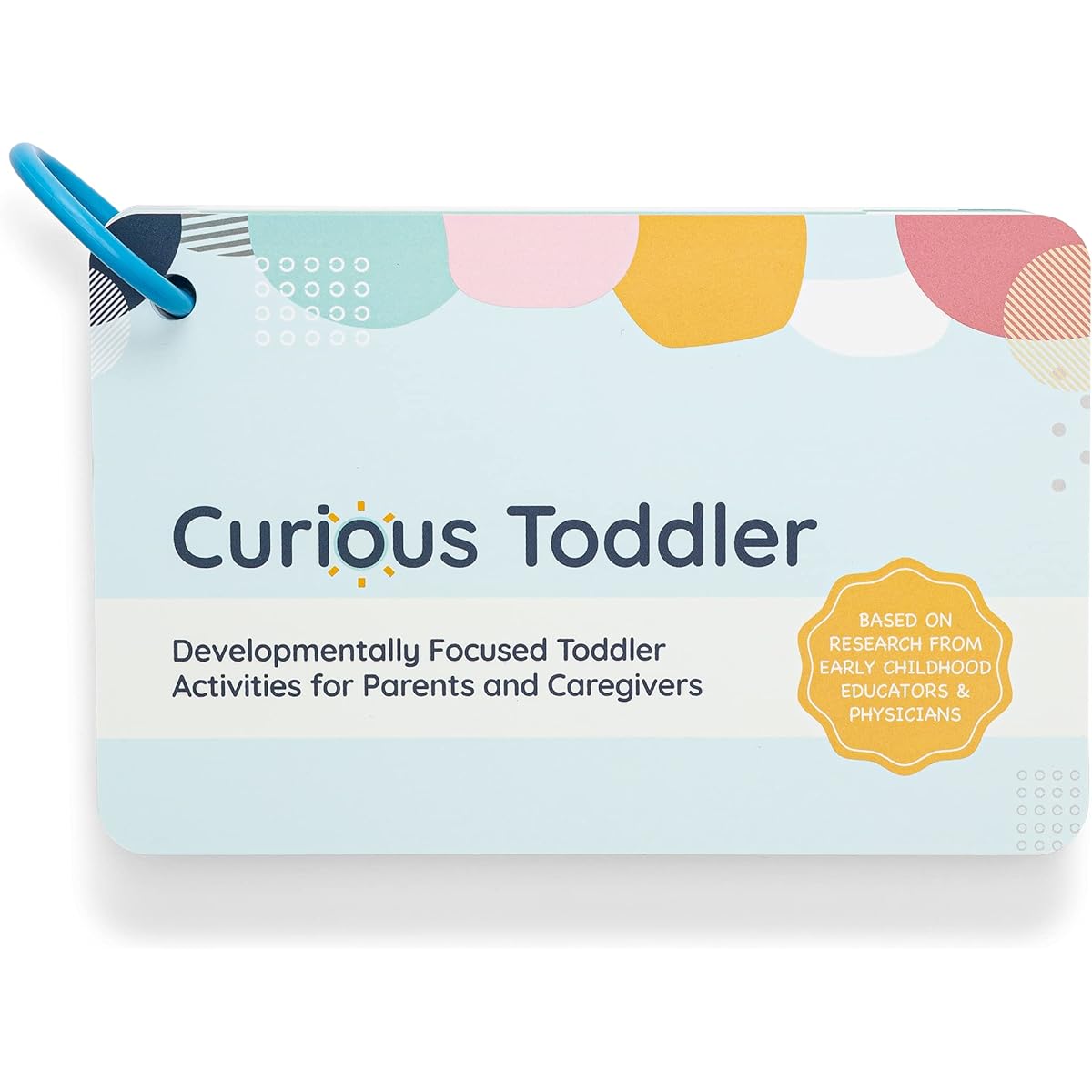 Curious Toddler™ Activity Cards | 40+ Activities for Toddler & Me (12-24 months) | Creative Play Ideas to Focus & Stimulate Development | Bonus: 2 Dough & Dyed Pasta Recipes