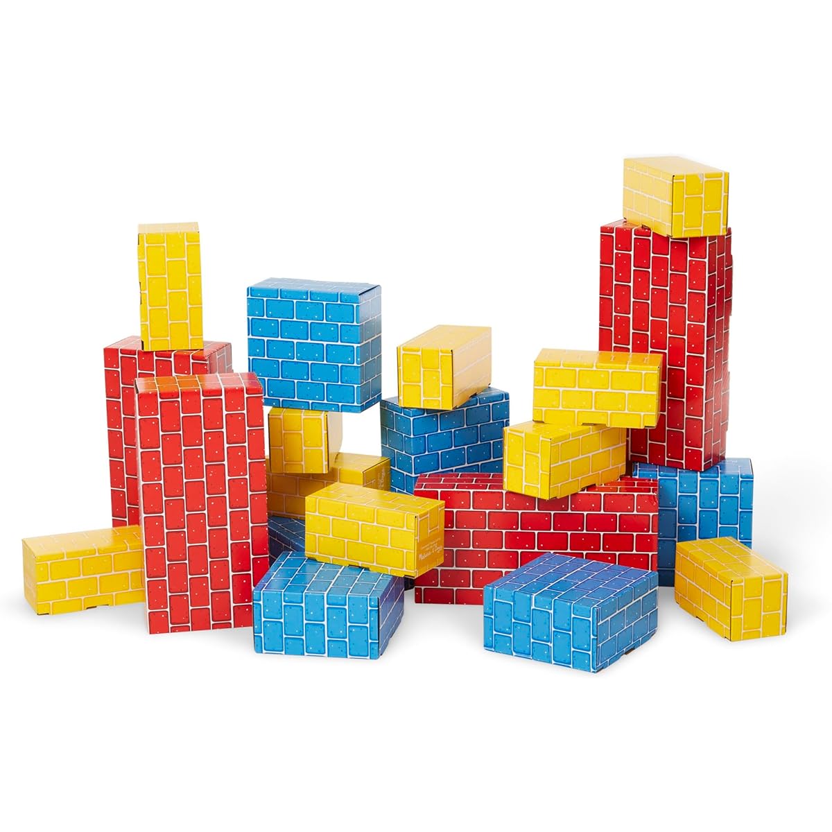Melissa & Doug Jumbo Cardboard Blocks 24 Pieces [MD2783]