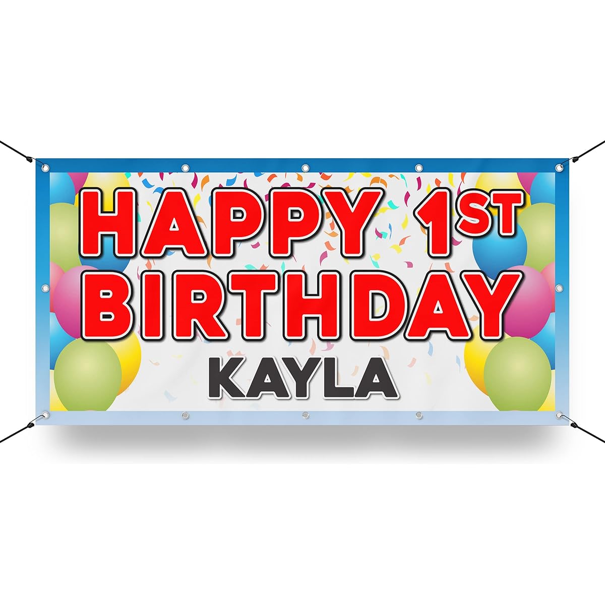 Milweb1 Custom Birthday Vinyl Banner Sign Personalized, Party Backdrop, Birthday Gift, Birthday Party - Milweb1 (3'x6', BB-4)