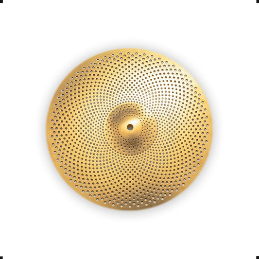 10 inch splash silent cymbal, small amount splash cymbal for platys (10 inch, matte gold)