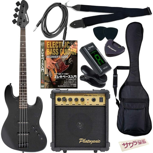 SELDER Bass Jazz Bass Type JBC-04/BB Beginner Introductory Limited Set