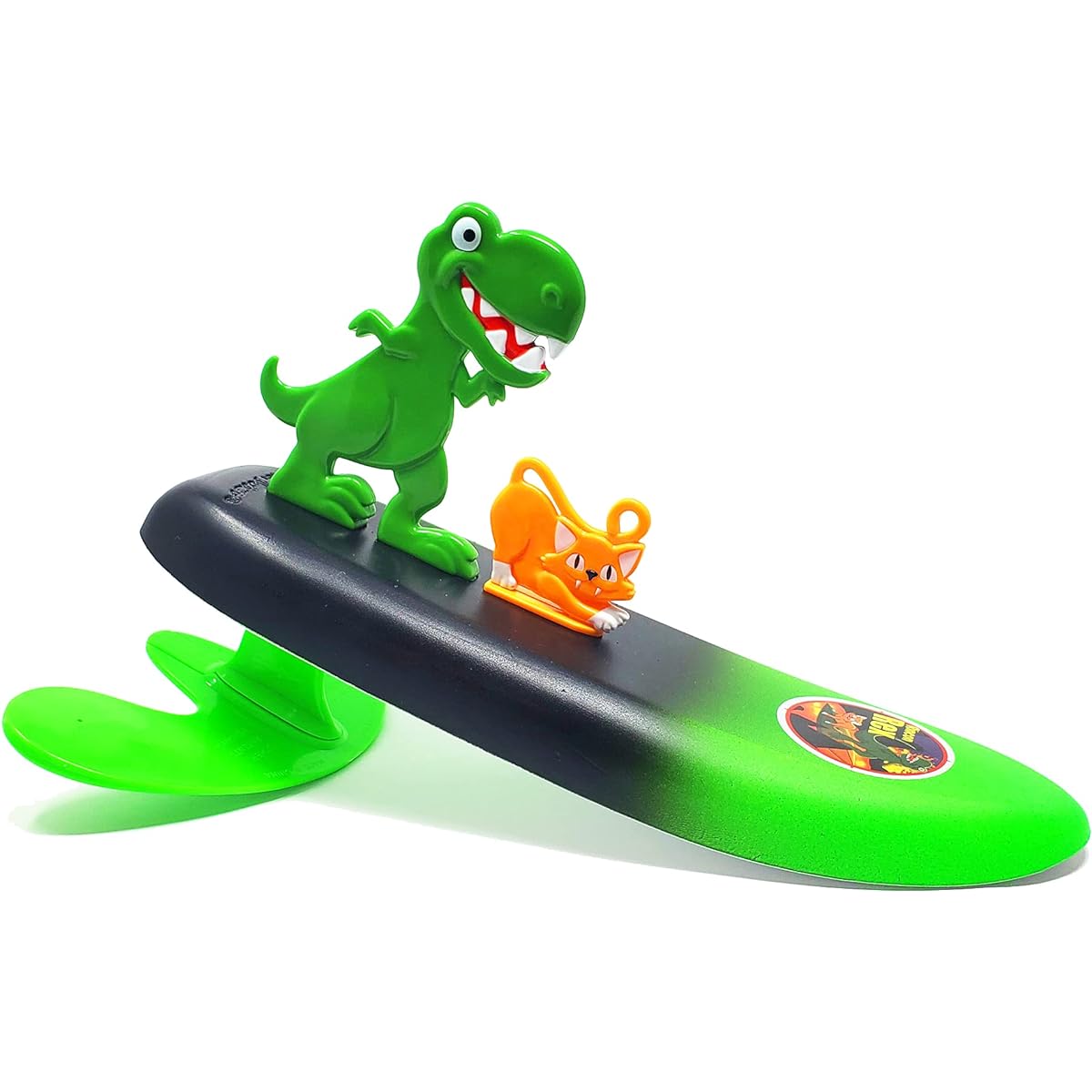 Surfer Dudes Legends & Surfer Pets Wave Power Mini Surfer Pet Surfboard Beach Toy Rincon Rex and Santa Cruz