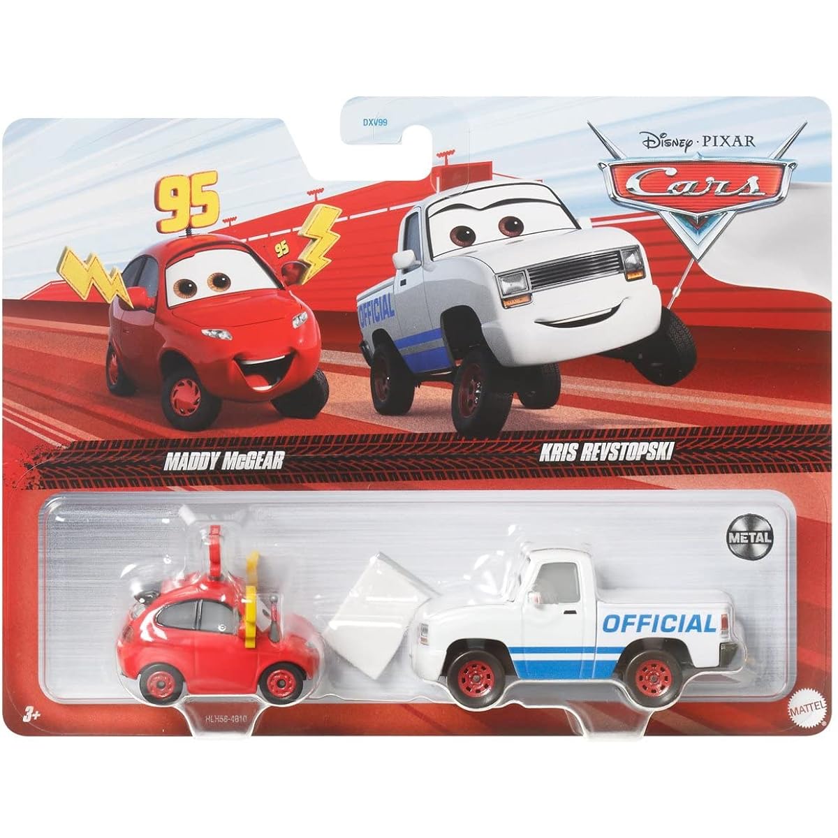 Disney Pixar Cars Metal Series Maddy McGear & Kris Revstopski