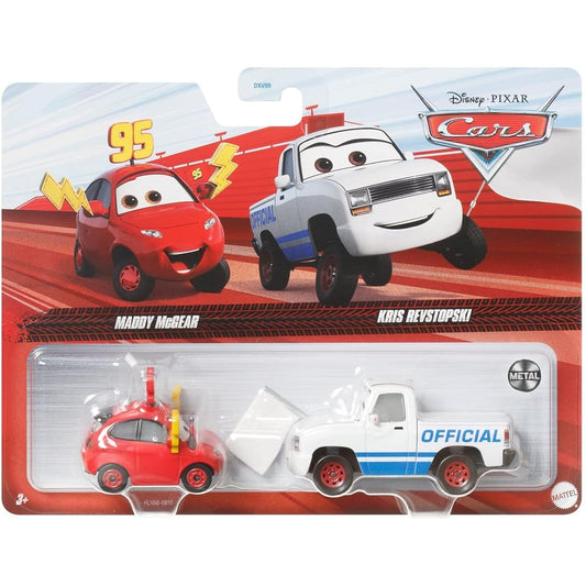 Disney Pixar Cars Metal Series Maddy McGear & Kris Revstopski