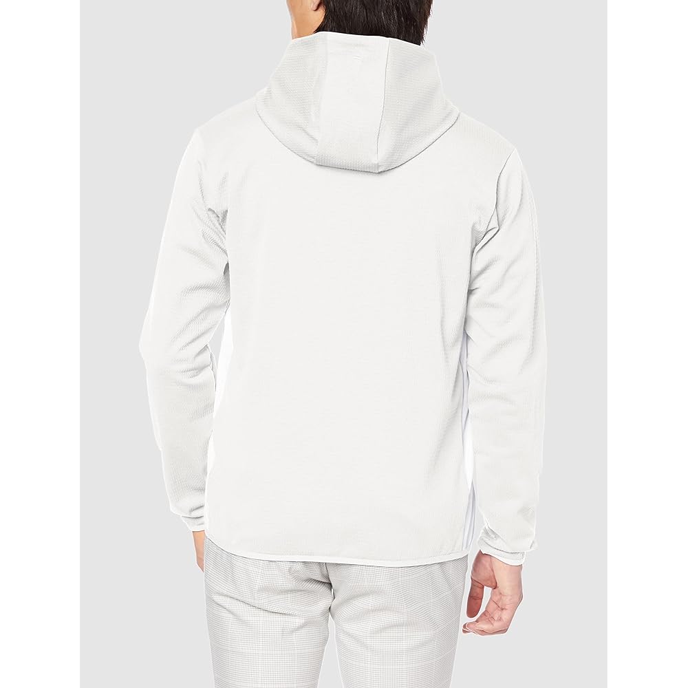 [Munsingwear] Mesh Jacquard Jacket Open Front Hooded Cut and Sewn Cover Stretch Sporty Golf MGMVJL50 Men's