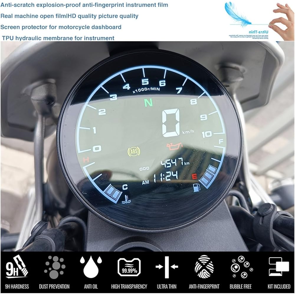 Fits for Brixton Crossfire 500x500X Motorcycle Accessories Cluster Scratch Protection Film Screen Protector Instrument Speedometer Protector Instrument