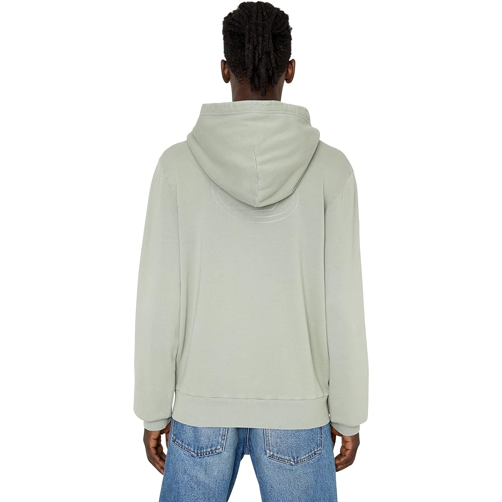 [Diesel] Men's Zip Up Parka Logo Print A080080LEAC