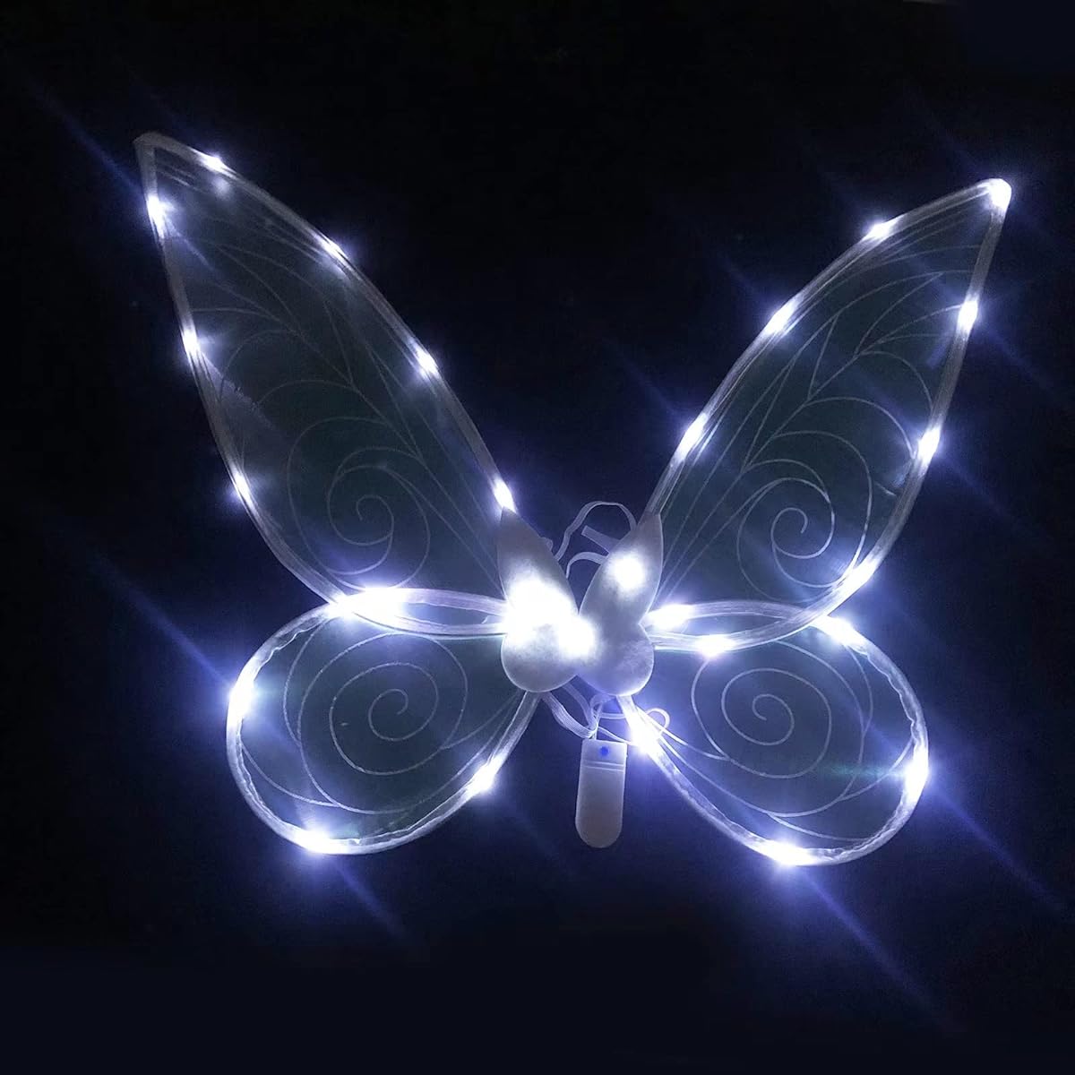 KKINYAS Fairy Wings for Kids/Adults Angel Wings Butterfly Wings (3 Specification: Kids/Adult/LED Adult)