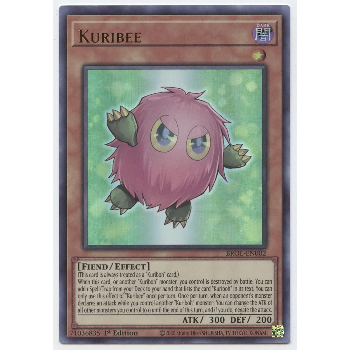 Kuribee - BROL-EN002 - Ultra Rare - 1st Edition