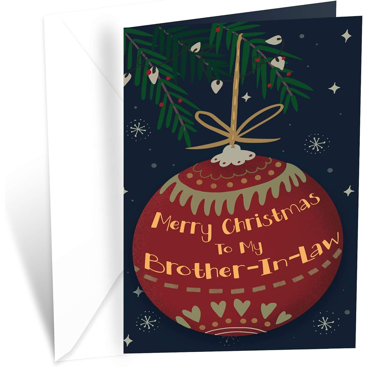 Prime Greetings Christmas Cards for Brother-in-Law