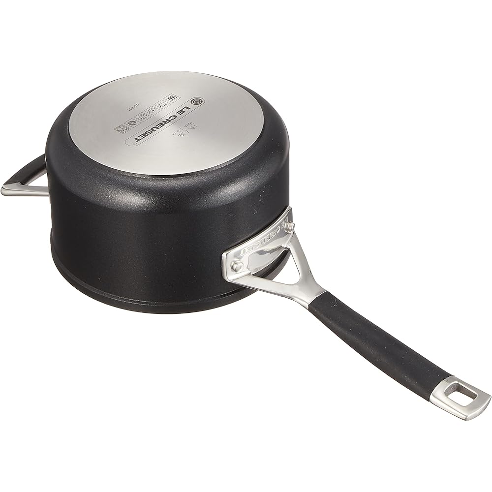 Le Creuset TNS Saucepan 16cm Gas IH Oven Compatible Silicone Handle with Exclusive Glass Lid [Authorized Japanese Product]