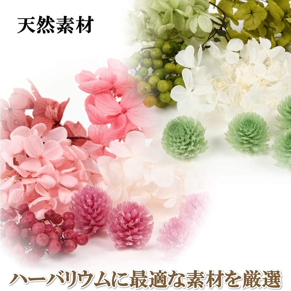 [Felinas] Herbarium square type (with gift box ribbon) (pink & green)