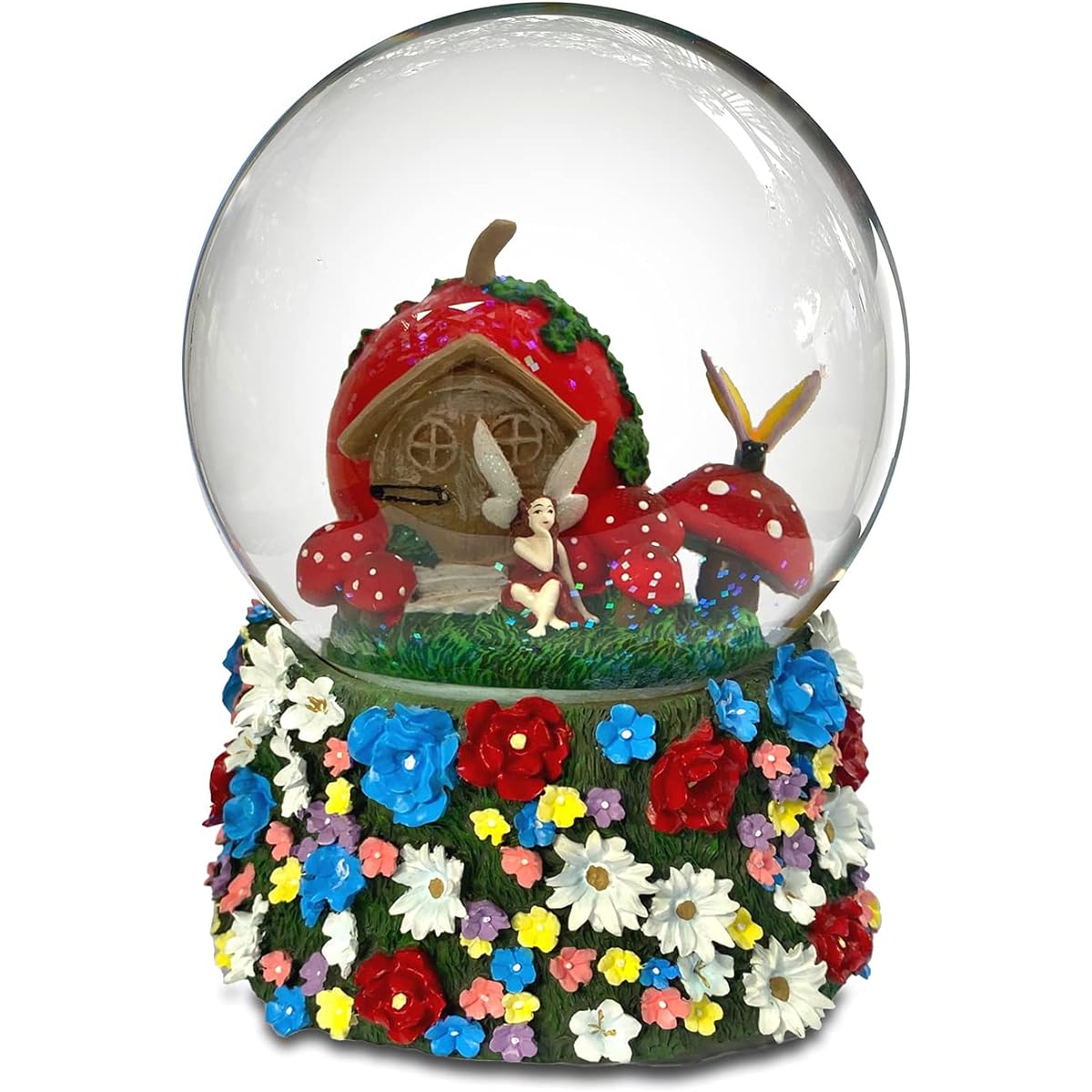 The San Francisco Music Box Company Fairy Water Glove Mushroom House