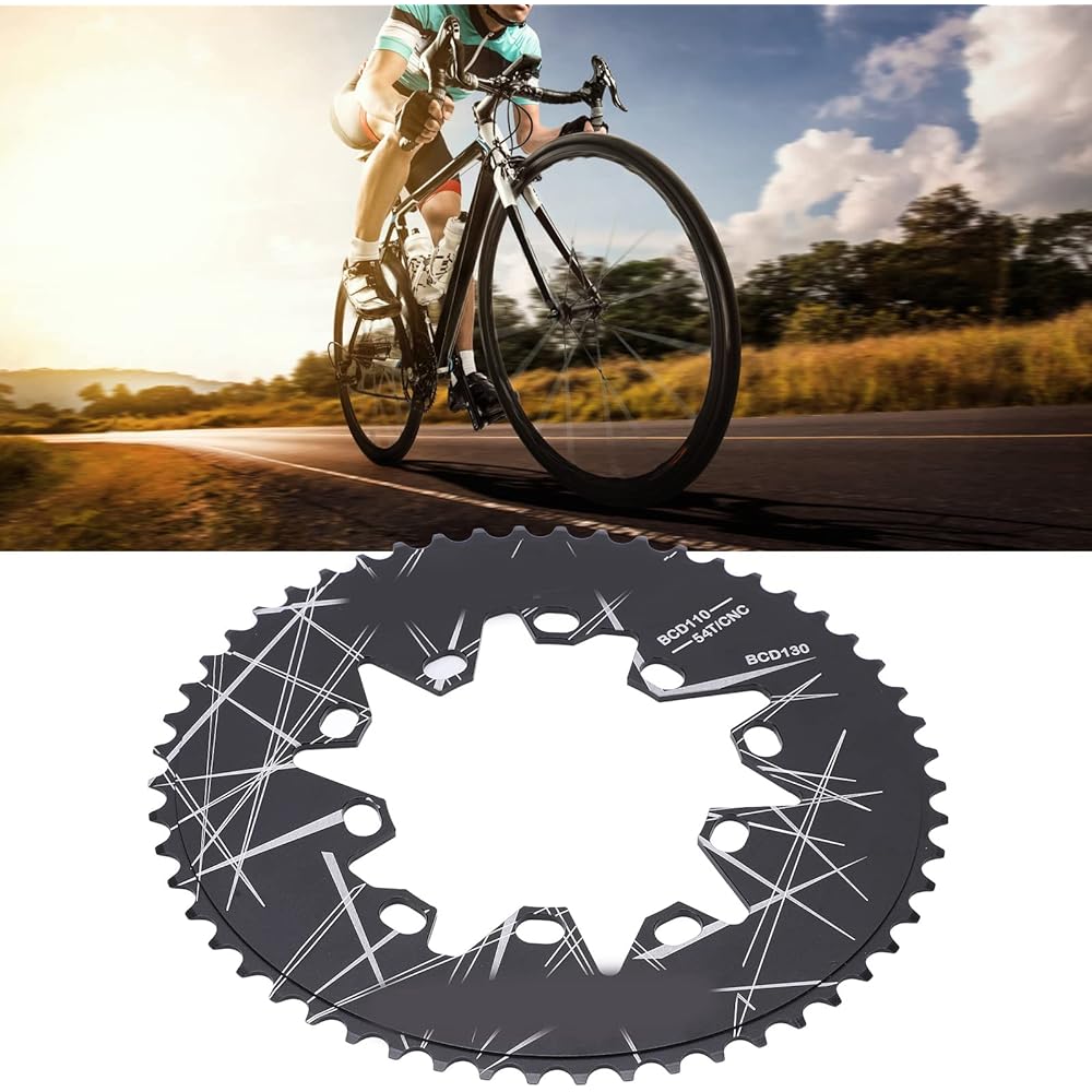 Hoseten 110/130 BCD Chainring, Antioxidant High Strength Bicycle Oval Chainring, For Folding Bicycle Road Bike 7 8 910 Speed