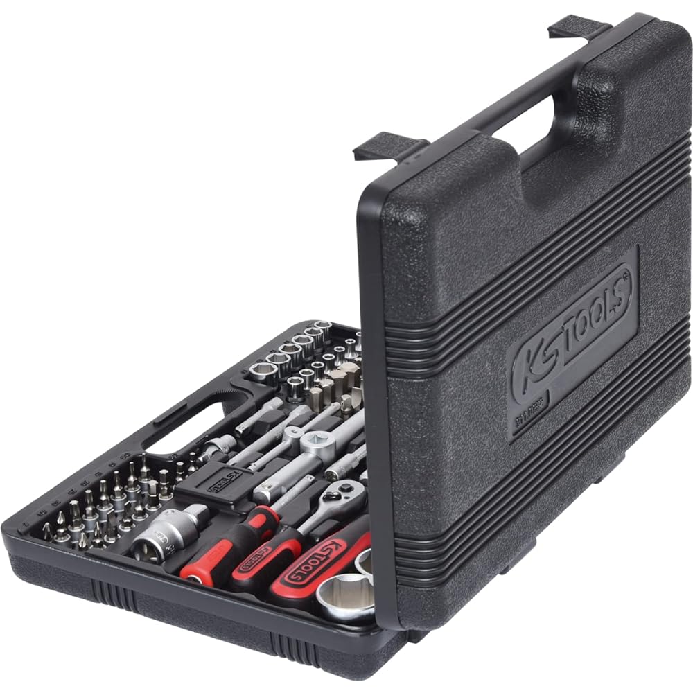KS TOOLS 1/4" +1/2" Socket set 82 pcs 911.0682 [Parallel import goods]