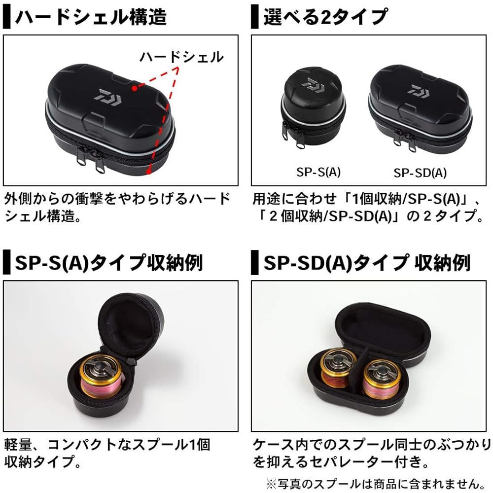 DAIWA Reel Case HD Spool Case SP-SD(A) Black