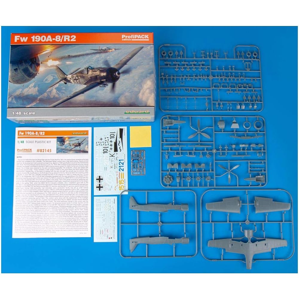 Eduard 1/48 Profipack Luftwaffe Focke-Wulf Fw190A-8/R2 Plastic Model EDU82145