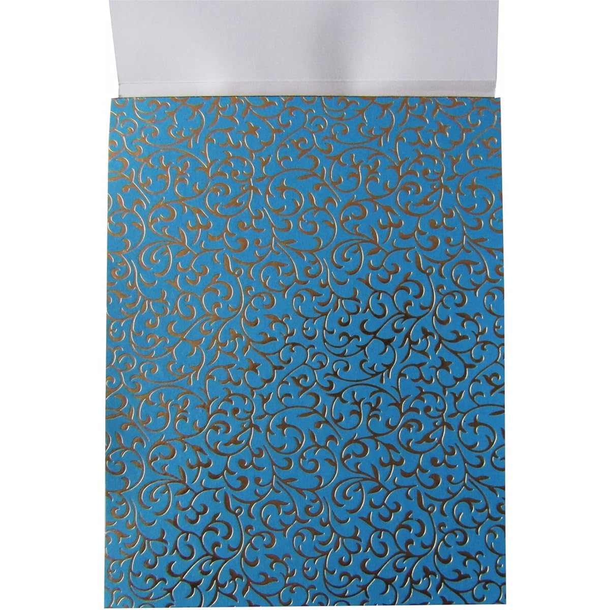 Paperhues Blue Green Red Celebration Collection Handmade Scrapbook Paper 8.5x11 inch Pad of 40 Sheets