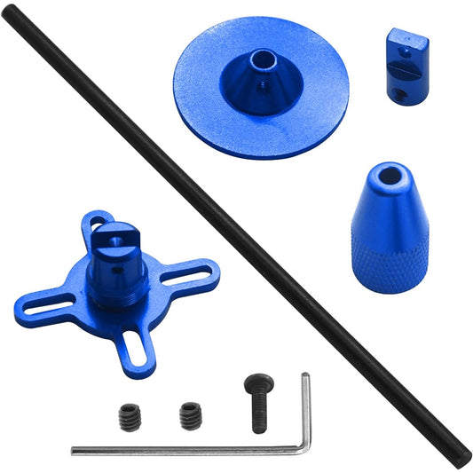 Mirthobby Aluminum Alloy GPS Compass Antenna Foldable Base Fixed Mount Holder Bracket for RC DIY Quadcopter Multicopter (Blue)