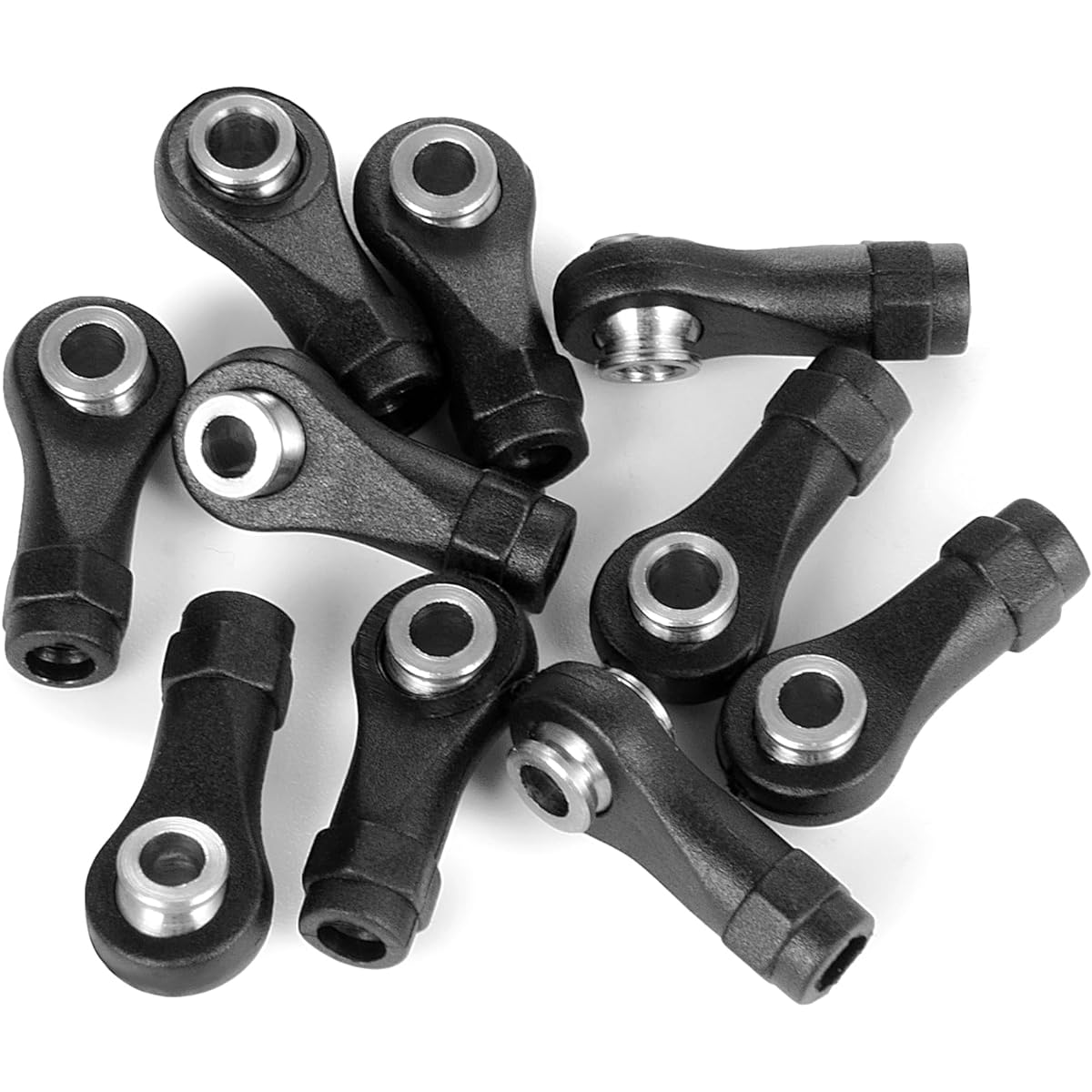 AXspeed Plastic M2.5 Rod Ends RC Tie Rod End Ball Joint Link Ball Head for 1:18 TRX4-M TRX4M Crawler Car 10pcs