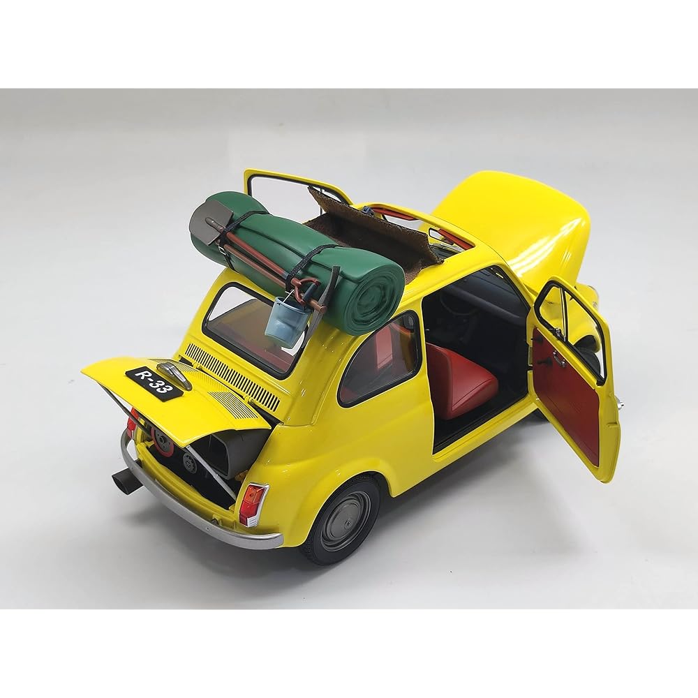 S14 (S14) Character Vehicle Series Lupine the Third Castle of Cagliostro FIAT500 1/12 Scale Diecast Mini Car Unisex