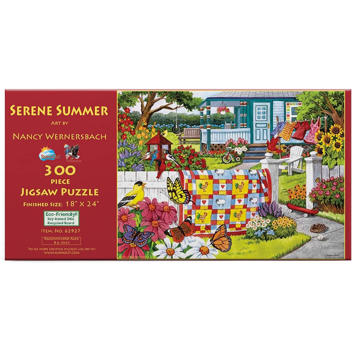 SunsOut Calm Summer 300 Piece Jigsaw Puzzle