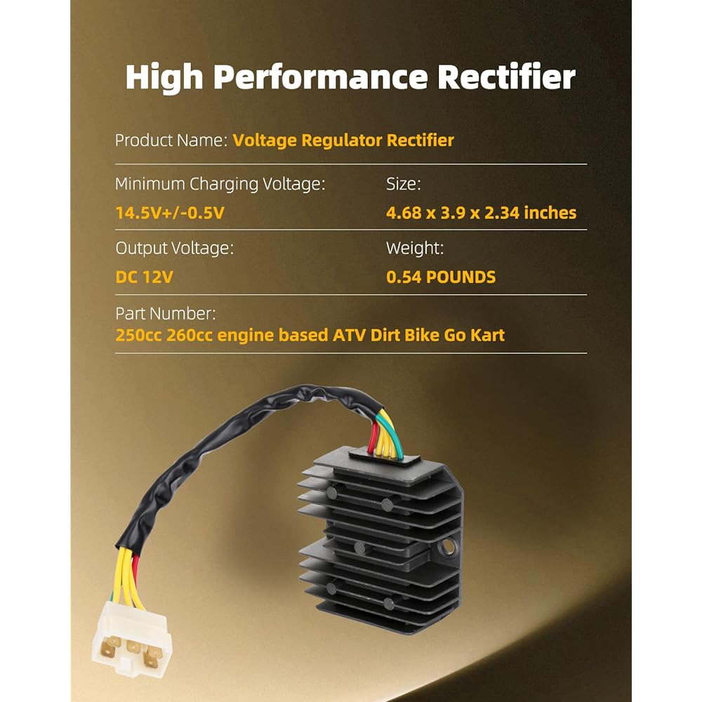 OCPTY Voltage Regulator Rectifier Linhai 260 Touring Scooter Linhai 260cc 300cc ATV