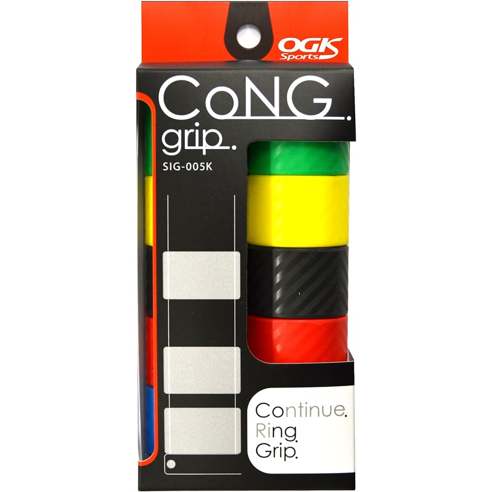 OGK Giken OGK Bicycle Accessories CongGrip SIG-005K Set of 5