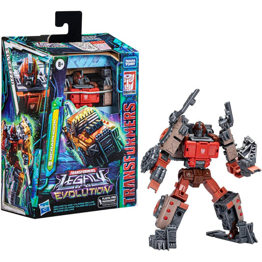 Transformers Toys Legacy Evolution Deluxe Scraphook Toy, 5.5-inch, Action Figure for Boys and Girls Ages 8 and Up
