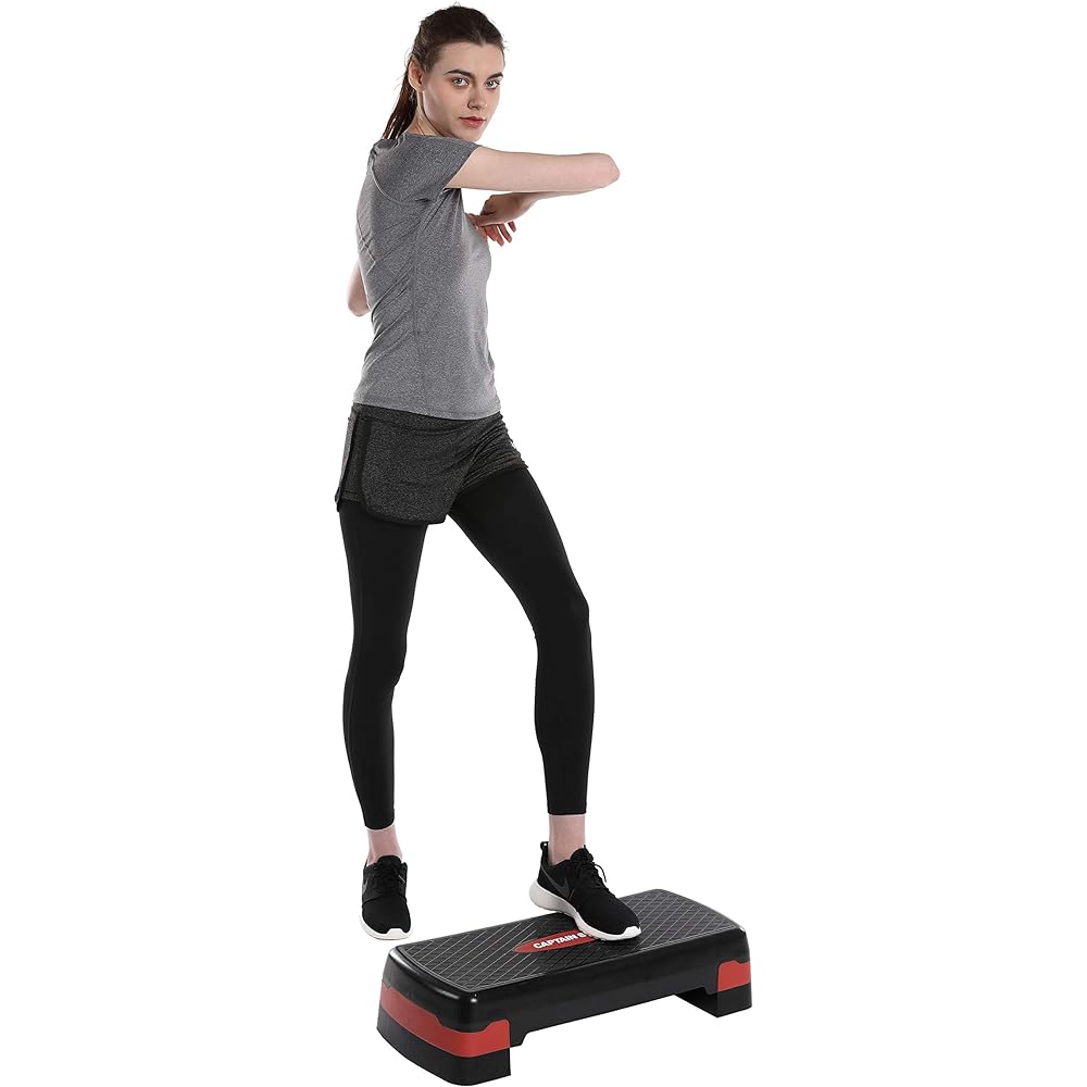 CAPTAIN STAG Aerobics Exercise Fitness Stepping Platform Aerobics Step Step Stand Vit Fit UR-859 Width 680 x Depth 280 x Height 150mm