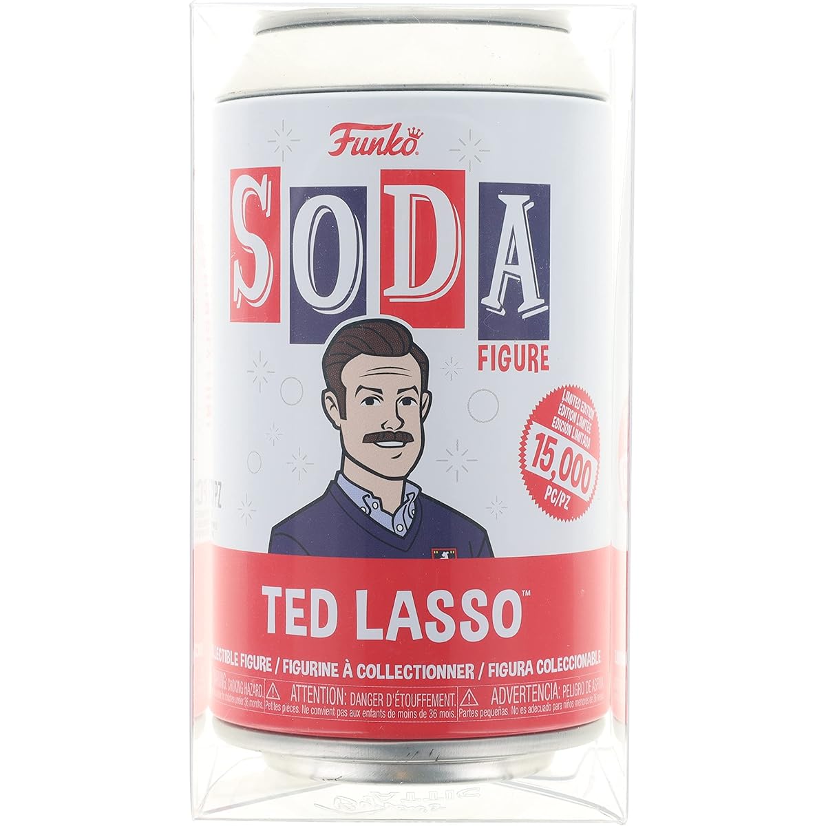 Funko Vinyl Soda: Ted Lasso - Ted Lasso Chase Version with Byron's Attic Soda Protector