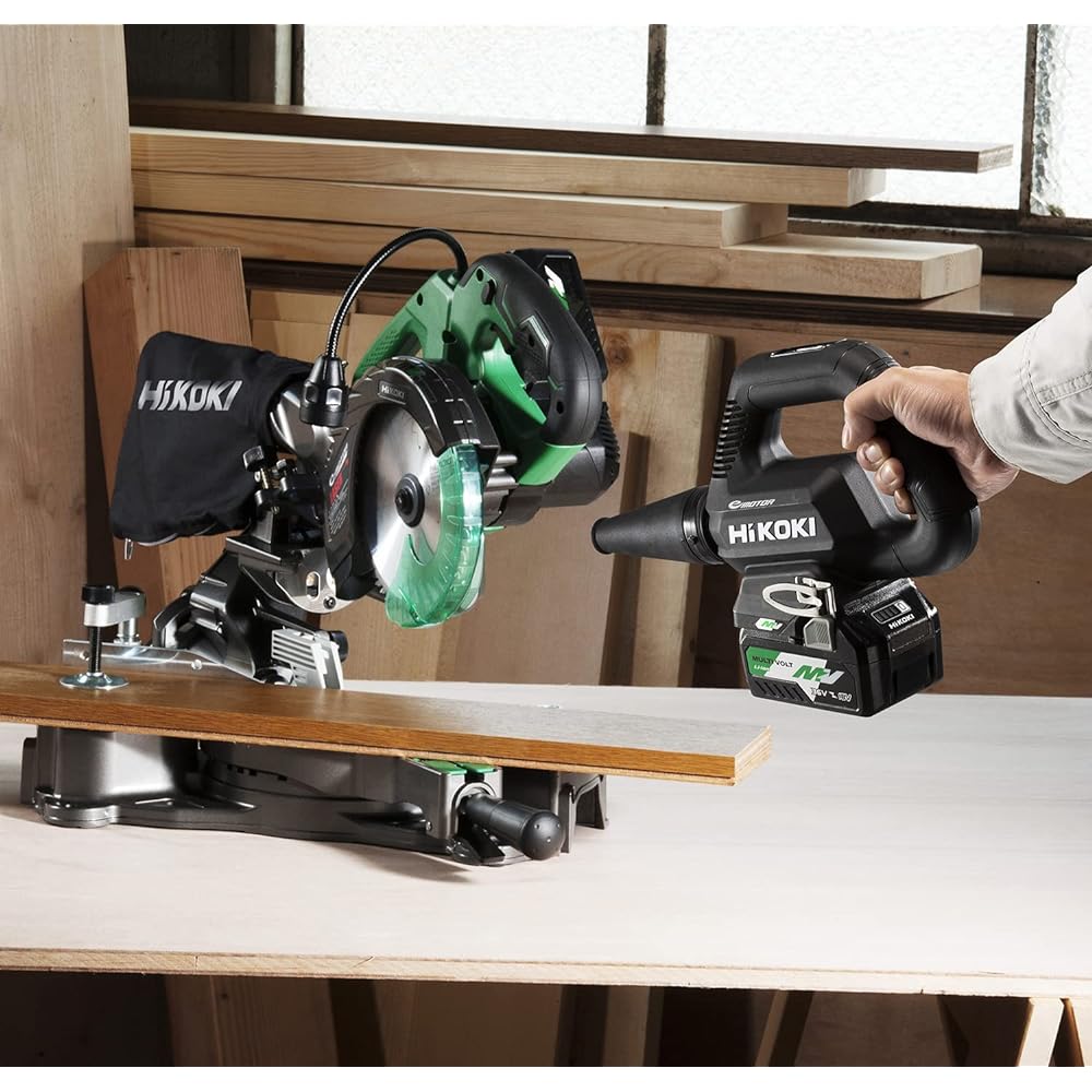HiKOKI 36V Rechargeable Blower, Strong Black, Small, Lightweight, Low Noise, 3 Levels of Air Volume Switching, Battery and Charger Sold Separately, RB36DB(NNB)