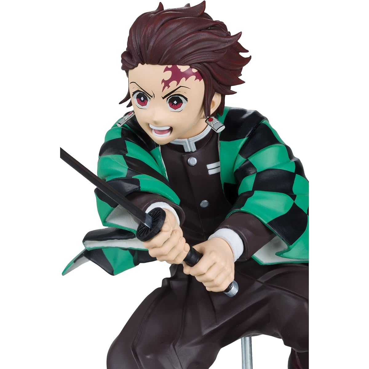 McFarlane Toys Demon Slayer: Kimetsu no Yaiba 12 Inch Tanjiro Kamado Action Mega Figure Netflix Demon Slayer: Kimetsu no Yaiba Anime Series with Collector's Stand Base - For ages 12 and up