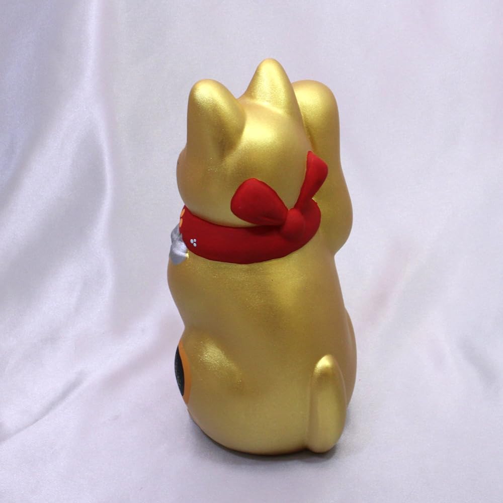 Golden lucky cat (large) K6100
