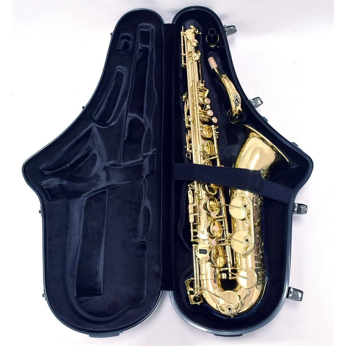 Vivace Tenor Saxophone Case Polycarbonate Exterior Color: Royal Blue