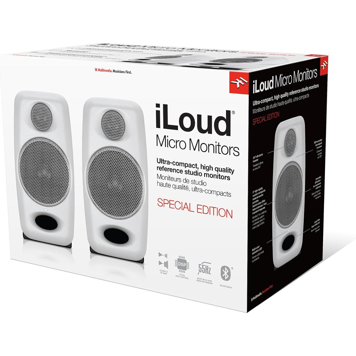 IK Multimedia iLoud Micro Monitor - White Compact Reference Monitor IP-ILOUD-MMW-IN [Domestic regular product]