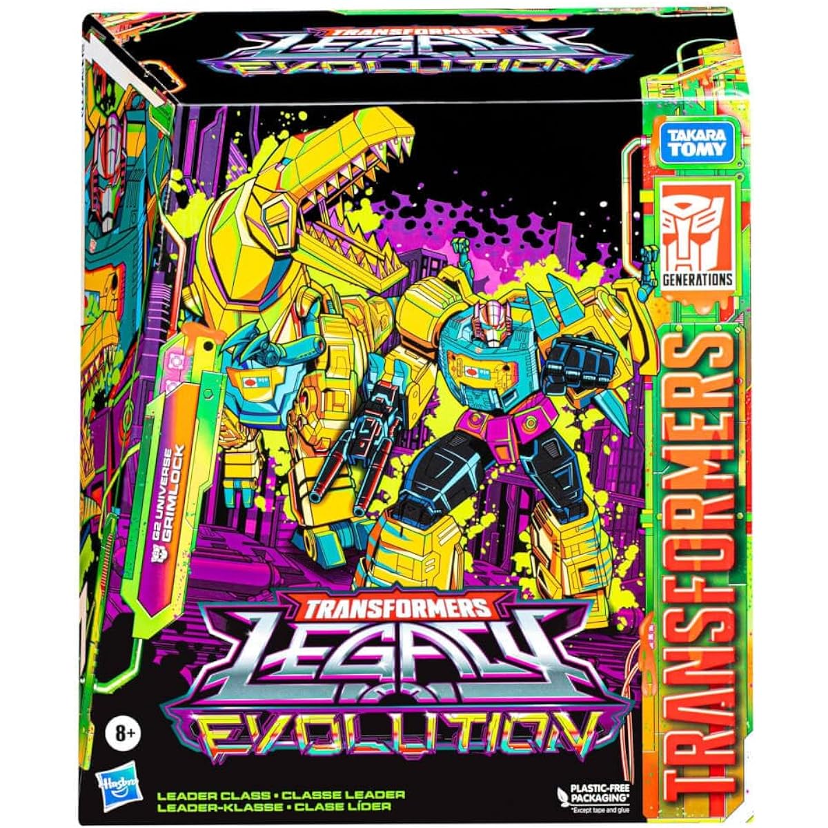 Hasbro Transformers Legacy Evolution G2 Universe Leader Class Grimlock Exclusive.