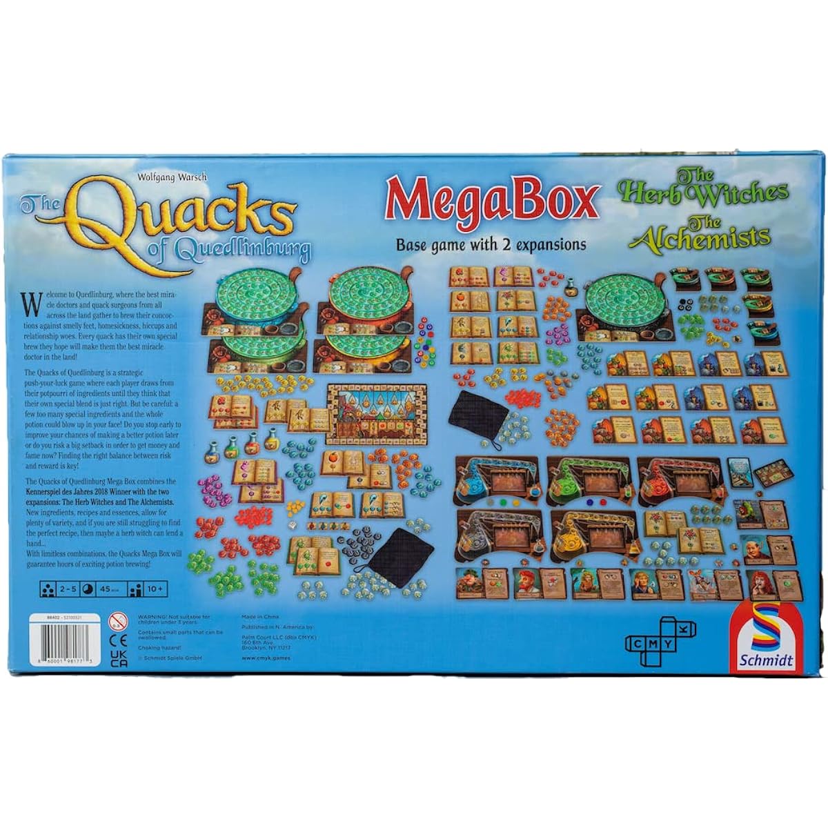 Quacks Megabox from CMYK Quedlinburg - the hit game of potions, explosions and boosting luck