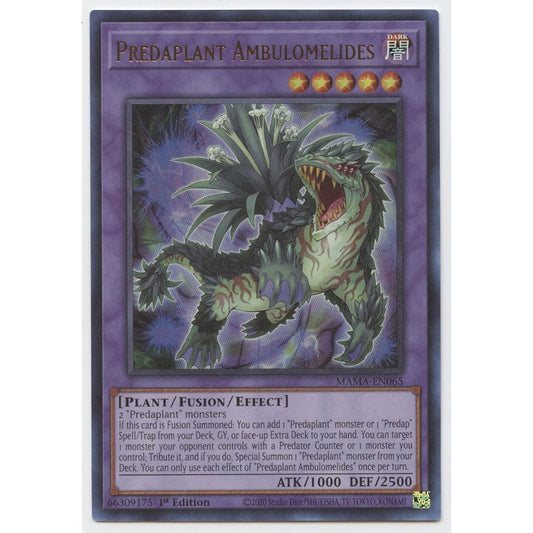 Predaplant Ambulmeride - MAMA-EN065 - Ultra Rare - First Edition