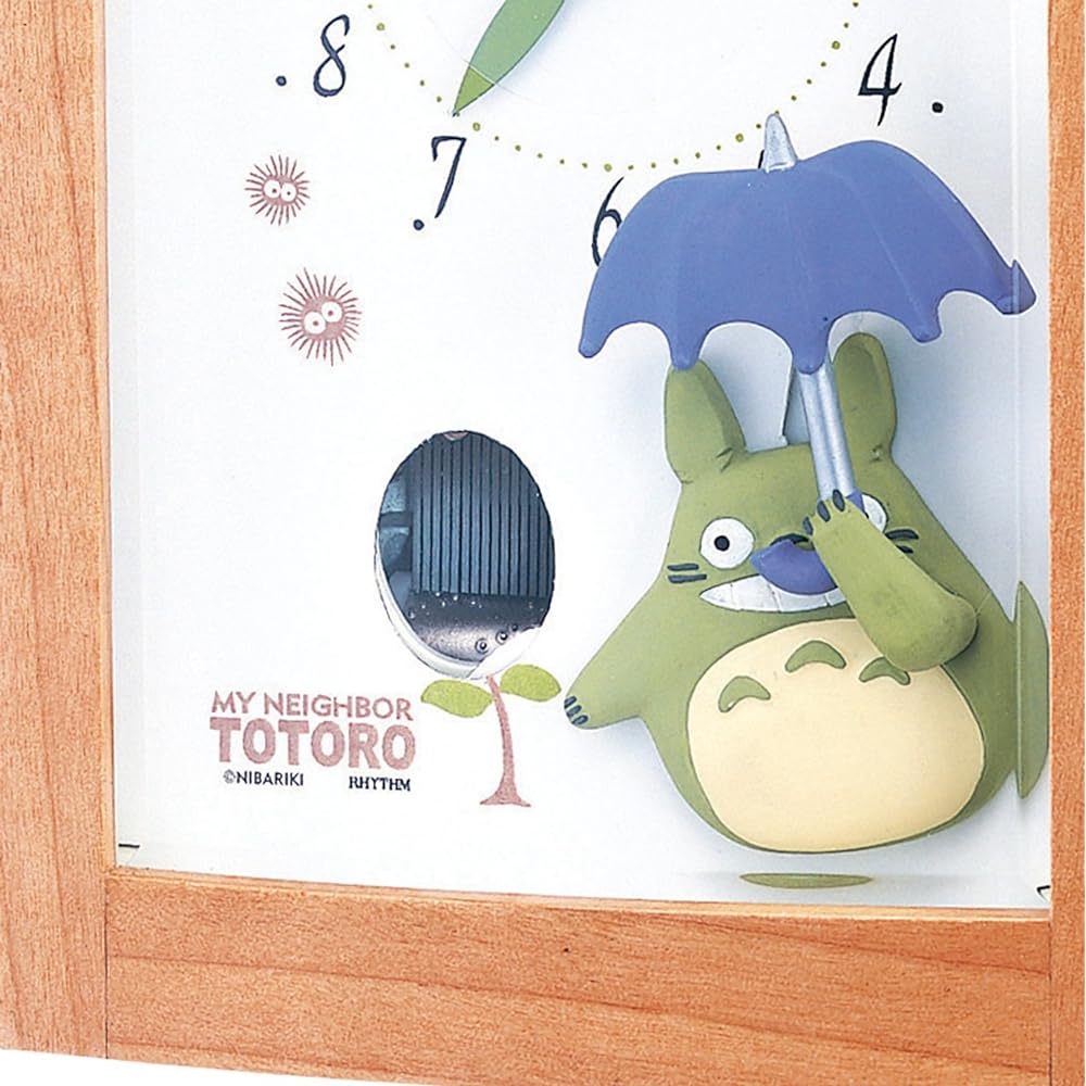 RHYTHM My Neighbor Totoro Alarm Clock Music Box with Melody Brown Totoro R752N 4RM752MN06