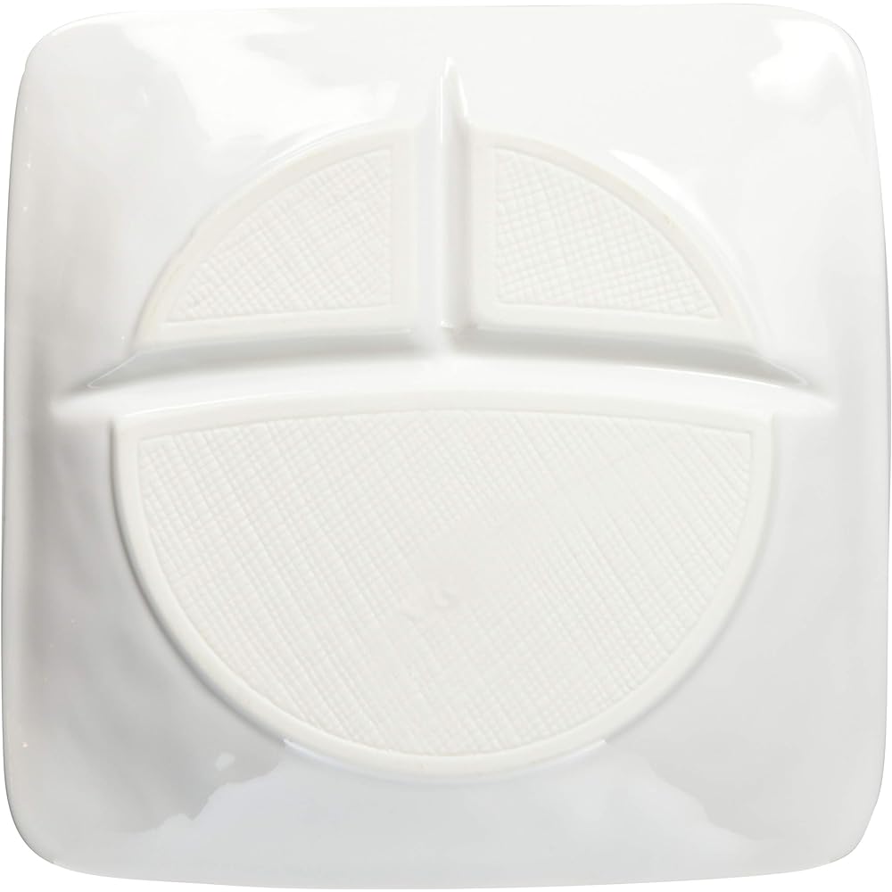 Mino Ware Square Lunch Plate Set of 5 Clover 145804(5)