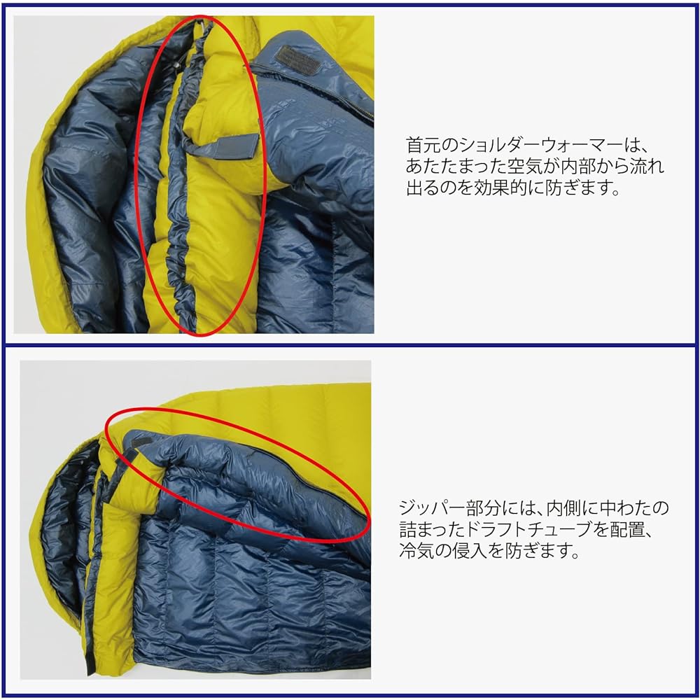 [ISCA] Mummy-type sleeping bag Air Plus 450 Mustard 149533 Body size: 78 (shoulder width) x 213 (total length) cm Storage size: φ16 x 32 cm