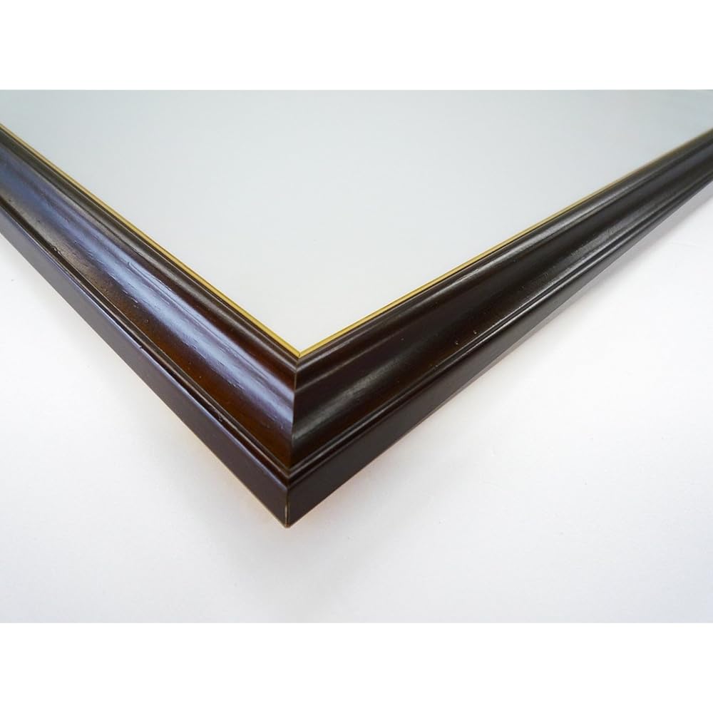 Daisen Picture Frame Drawing Frame MM-01 Four Cut Brown D971A3870