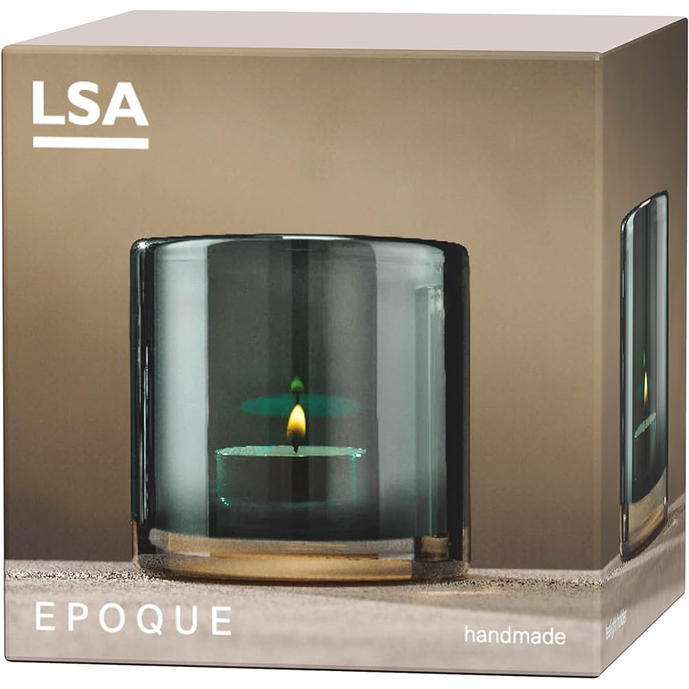LSA Epoque Tealight Holder Peacock W8.5xD8.5xH8.5cm