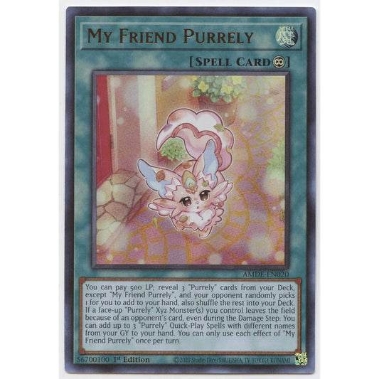 My Friend Purrely - AMDE-EN020 - Ultra Rare - 1st Edition